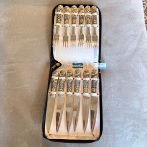 Acero Inoxidable Ind Argentina Stainless Steel Fork & Steak Knife